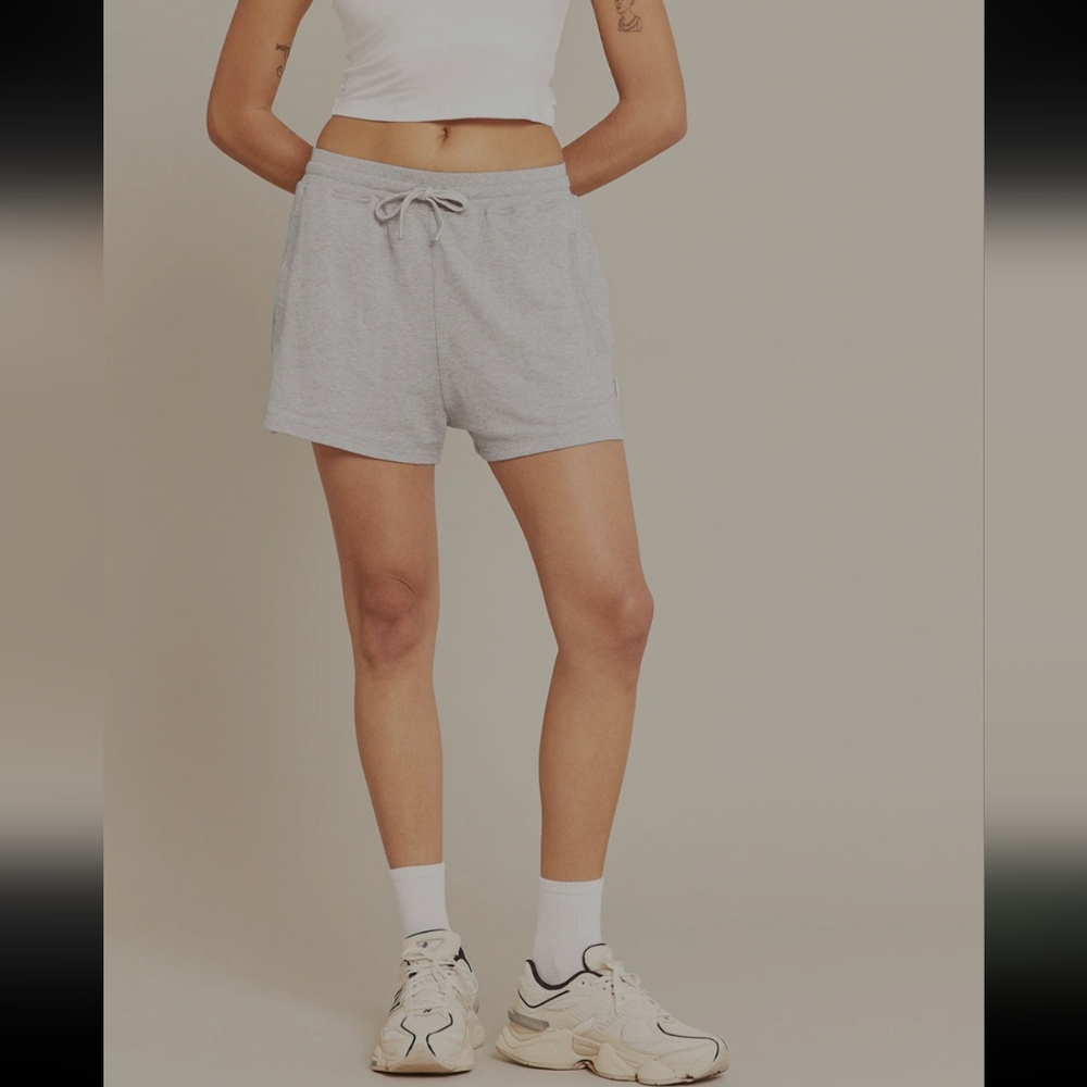 Boody Lightweight Sweat Shorts (NWT, Grey, Size S & M)